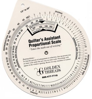 Quilter&#039;s Assistant Proportional Scale
