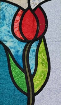 Glas in Lood Tulpen