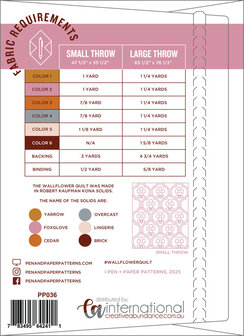 Wallflower - Pen Paper Patterns