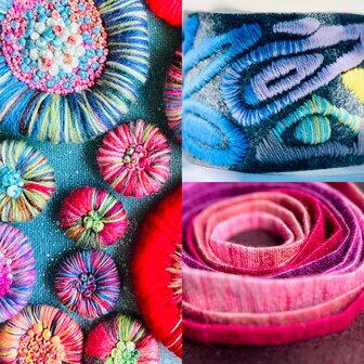 Workshop 3D-borduren &amp; experimenteren met materialen - Alina Allen