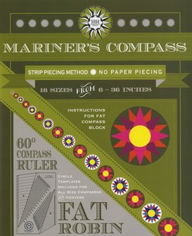 Fat Robin Mariners Compass Ruler and Book Set
