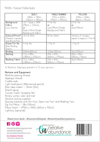 Tuscan Trellis Quilt