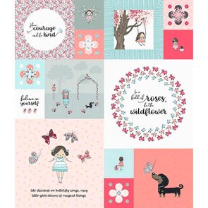 Abbie's Garden Block Panel