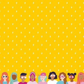 Grl Pwr Lightning Yellow