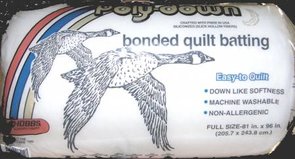 Batting Poly-Down 81in x 96in