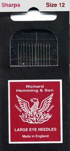 Richard Hemming Sharps Needle Size 12 10ct