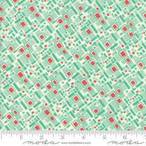 Looking Forward Lagoon Aerial View by Jen Kingwell for Moda 18146-12